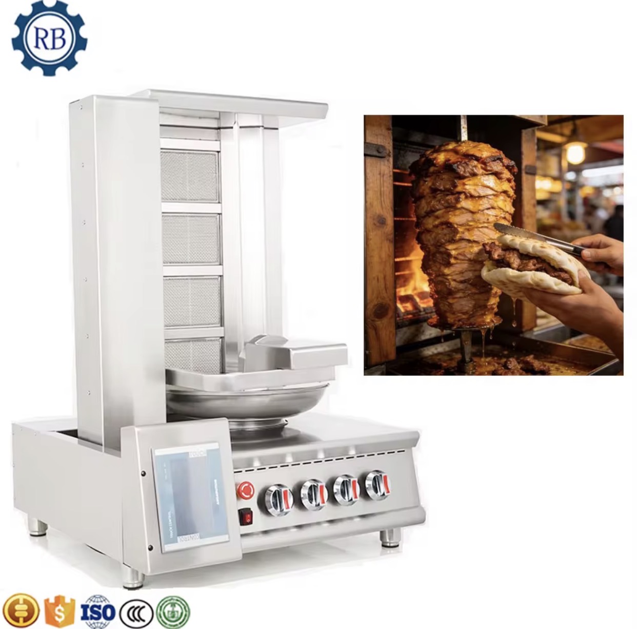 Machine à shawarma automatique