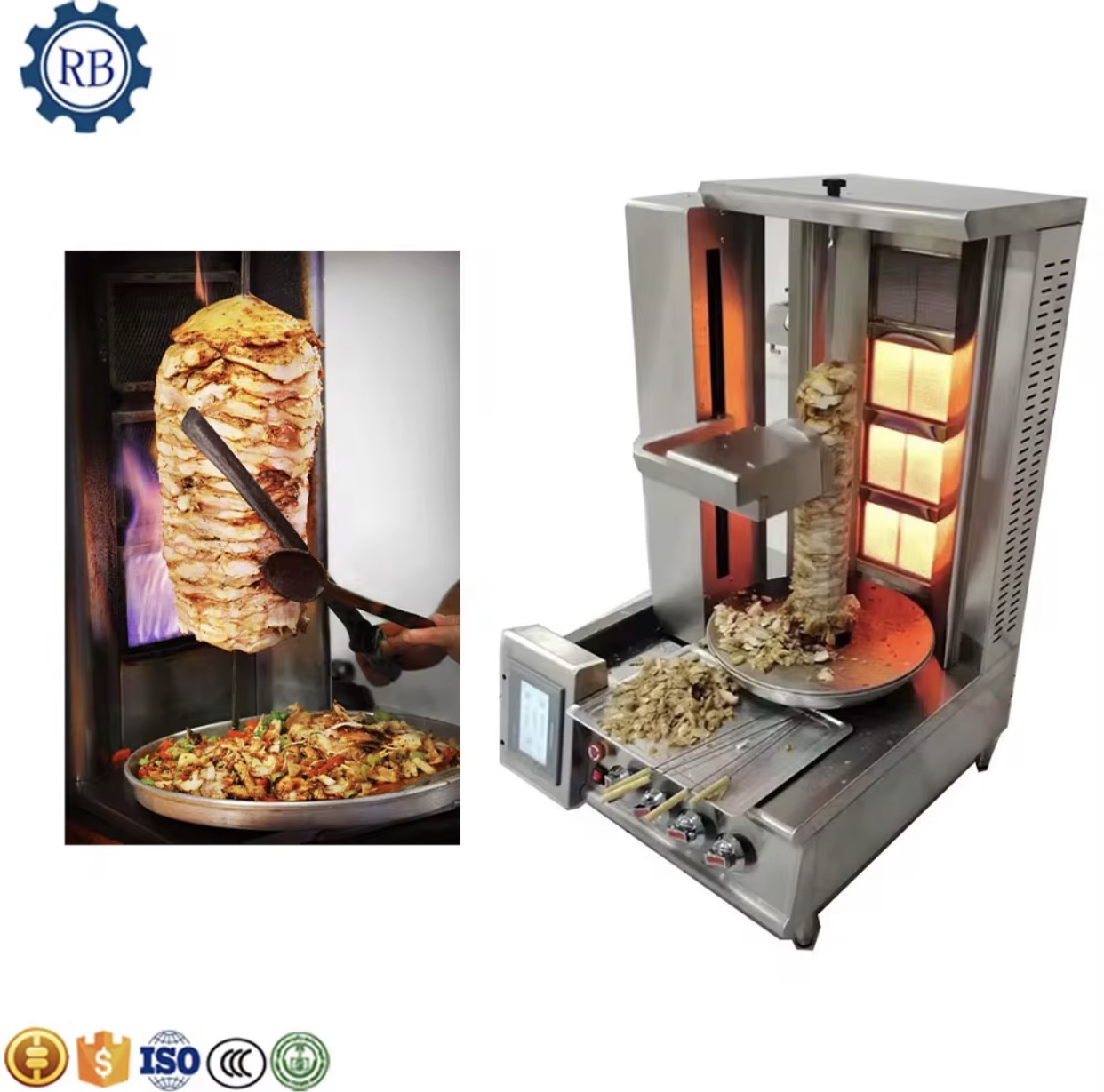 Machine à shawarma automatique