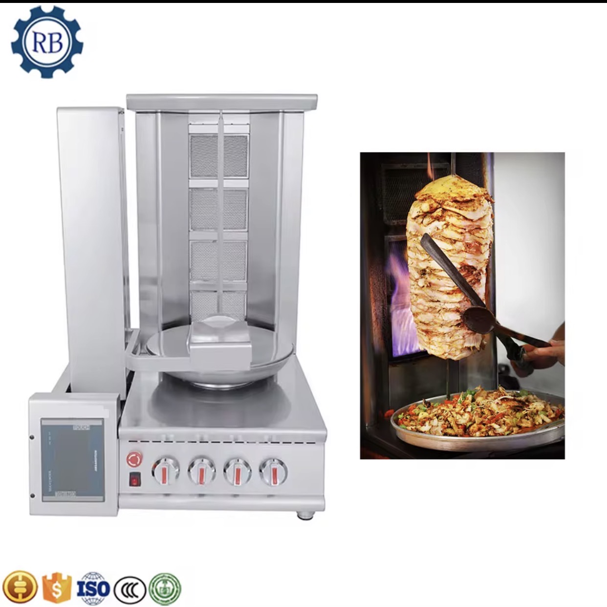 Machine à shawarma automatique